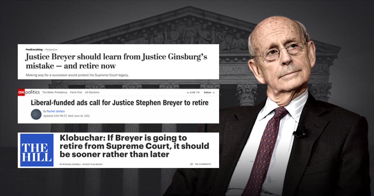 The Left’s Intimidation Campaign Against Justice Breyer