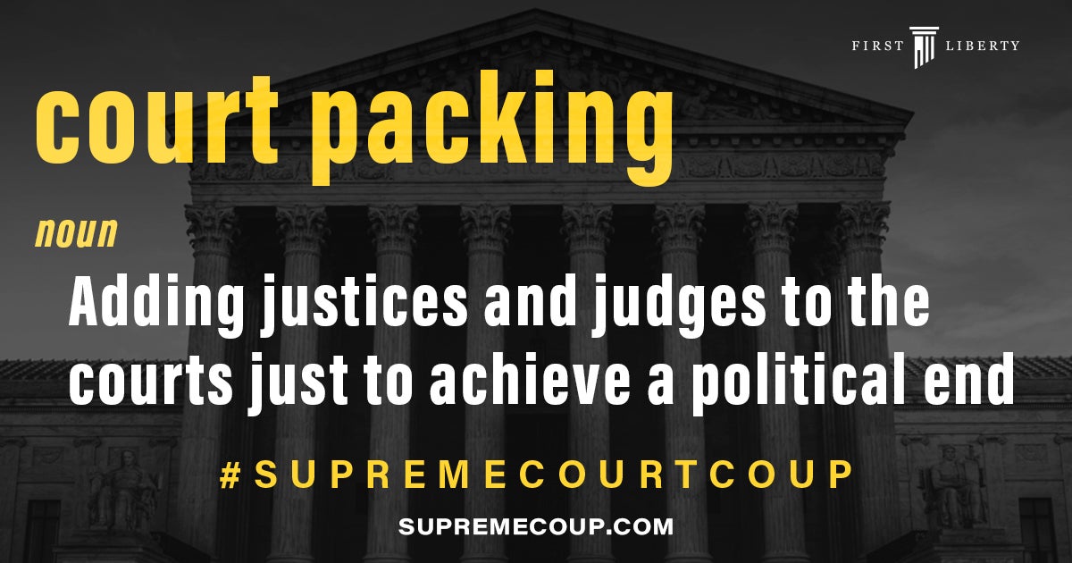 Stop court-packing today.